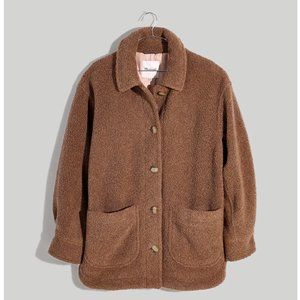 Madewell Women's Plus Size Teddy Belrose Shirt Jacket Size 3x